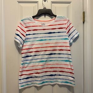 Croft & Barrow Striped Short Sleeve Tee